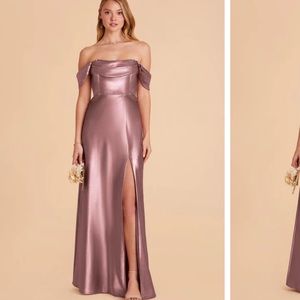 Mia Convertible Dress - Satin Dark Mauve